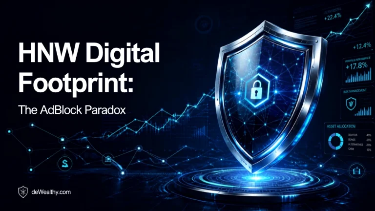 Digital privacy shield representing HNW digital footprint security protocols