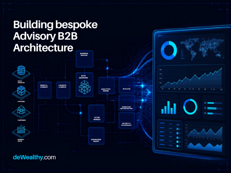 Architectural layout for bespoke advisory B2B service integration