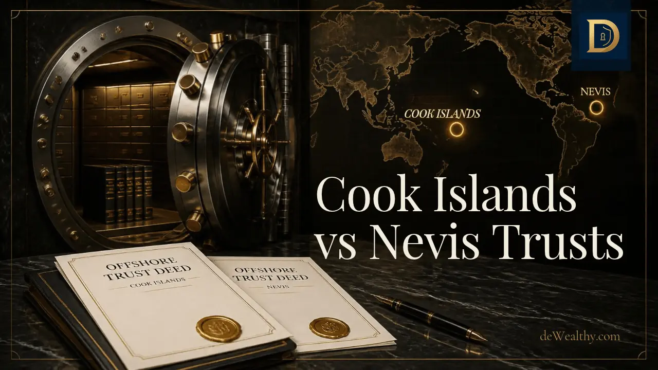 Cook Islands vs Nevis Trusts Selecting the Best Offshore Jurisdiction for Asset Shielding - deWealthy.com