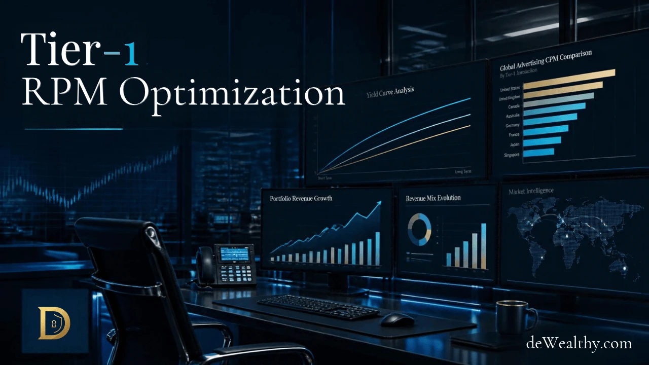 Tier-1 RPM Optimization & Yield Analytics - deWealthy.com