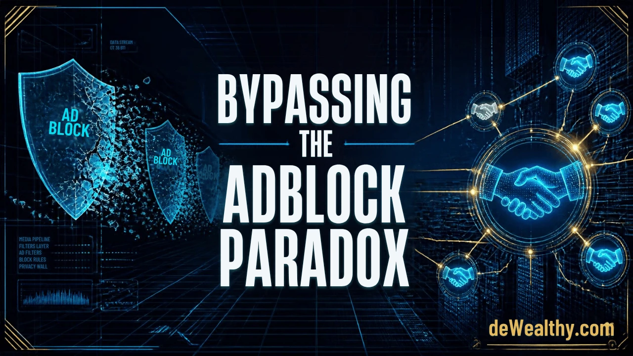 Bypassing the AdBlock Paradox Strategy Matrix by deWealthy.com