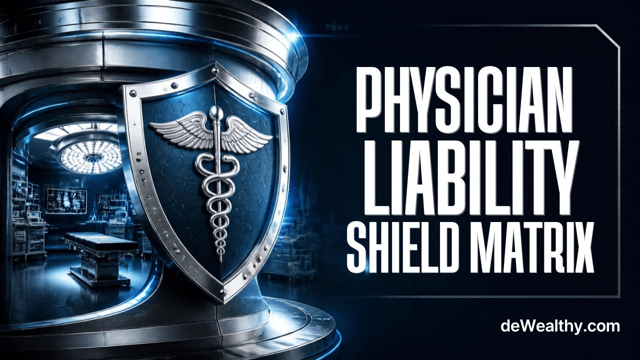 Physician Liability Shield Architecture by deWealthy.com